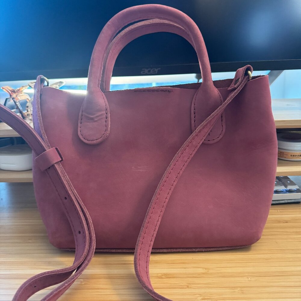 Portland Leather Goods Raindrop (Small) in Foxglove